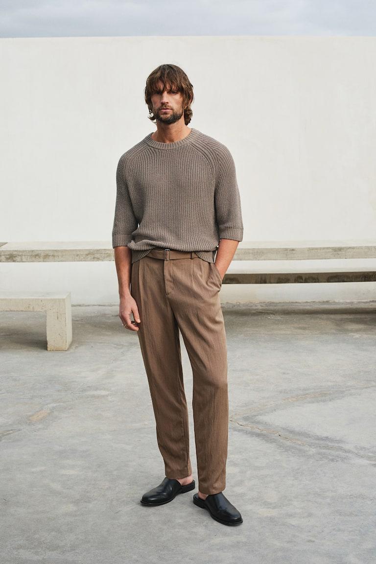 H&M Kurzarm-Pullover in Regular Fit Flash Sale