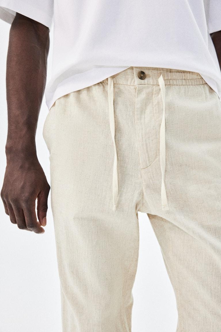 H&M Hose aus Leinenmix in Regular Fit Neuheiten