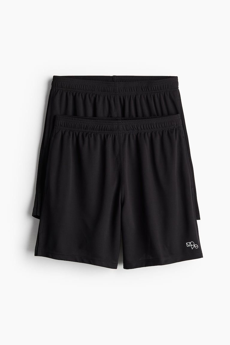 H&M 2er-Pack Sportshorts mit DryMove™ Online Outlet
