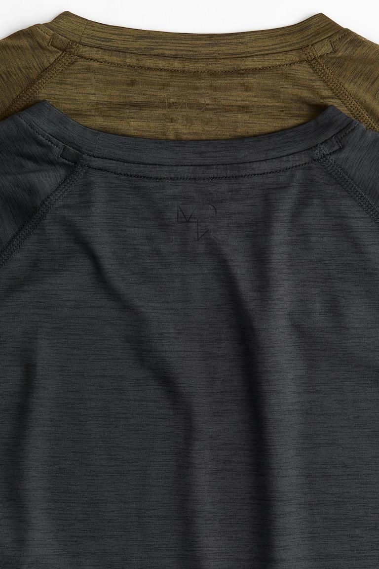 H&M 2er-Pack Sportshirts mit DryMove™ in Muscle Fit Nur für heute