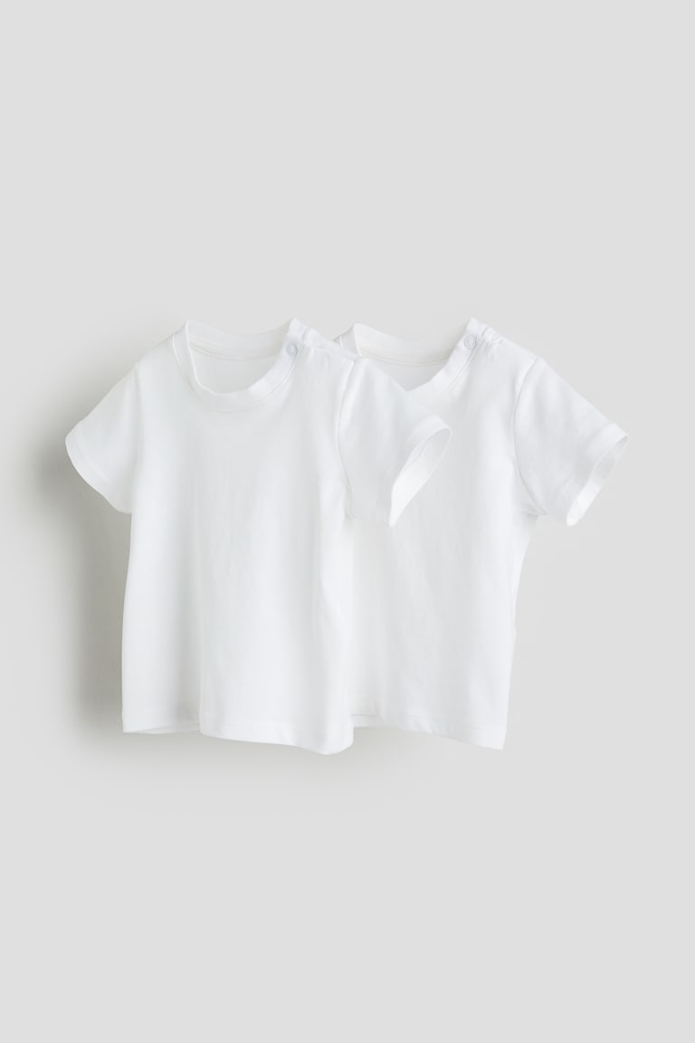 H&M 2er-Pack Baumwoll-T-Shirts Outlet