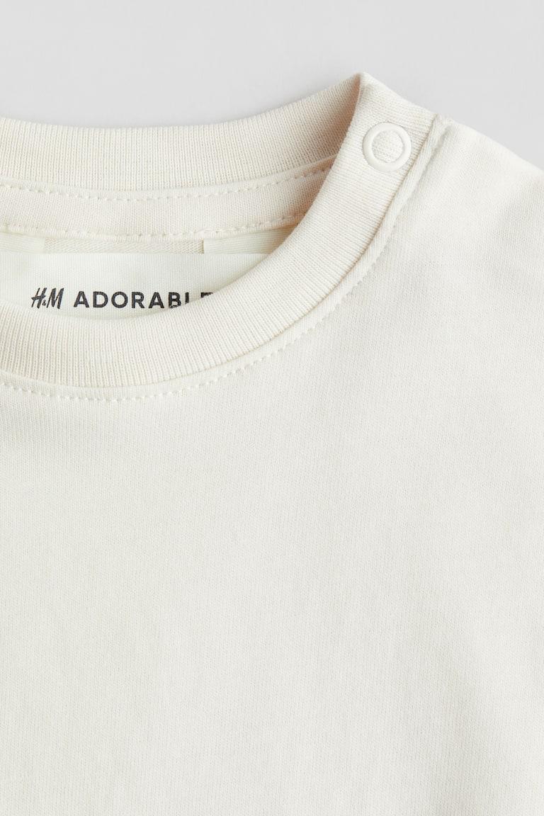 H&M T-Shirt aus Pima-Baumwolle in Loose Fit Flash Sale
