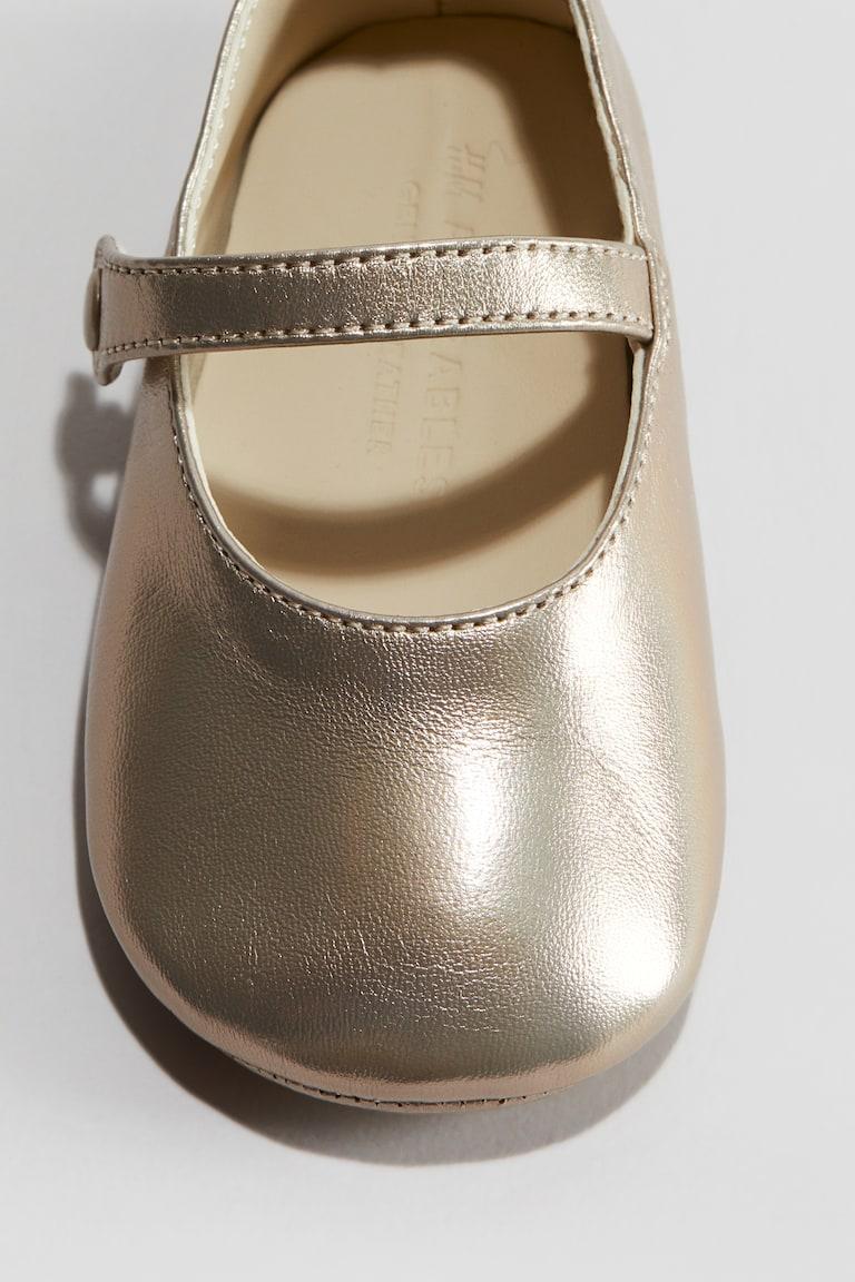 H&M Ballerinas aus Leder mit weicher Sohle Tägliche Deals