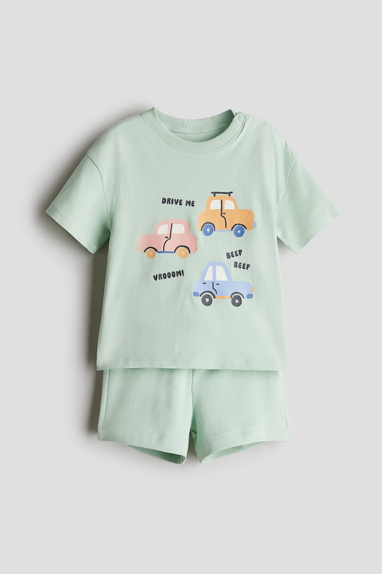 H&M Zweiteiler aus Baumwolle Zeitbegrenzte Promotion