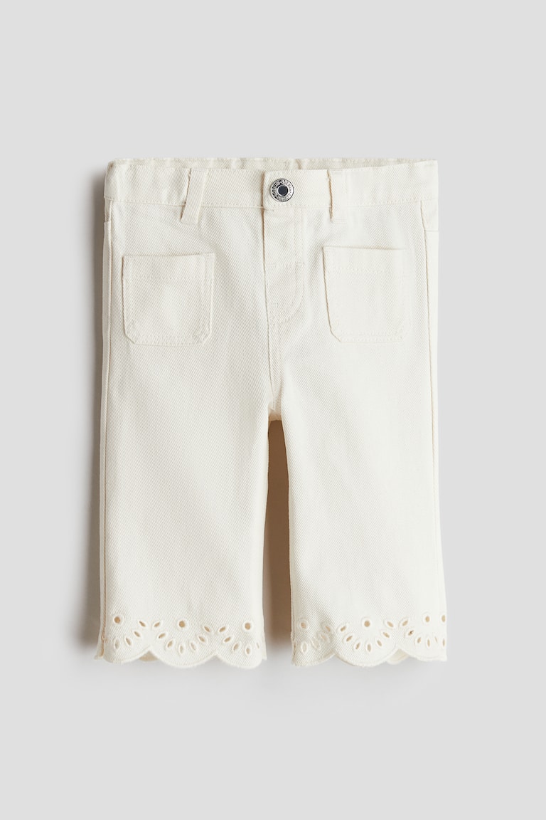 H&M Ausgestellte Hose aus Baumwolltwill Bis zu 65% Rabatt