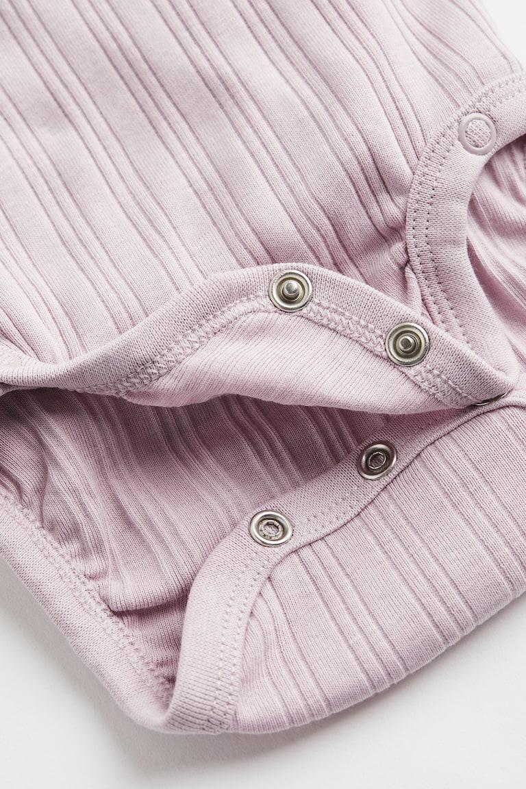 H&M 3er-Pack Gerippte Wickelbodys Sonderangebote