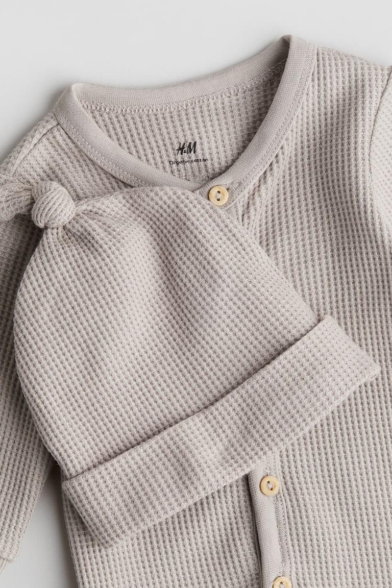 H&M Zweiteiler aus Baumwolle mit Waffelstruktur Letzte 3 Tage