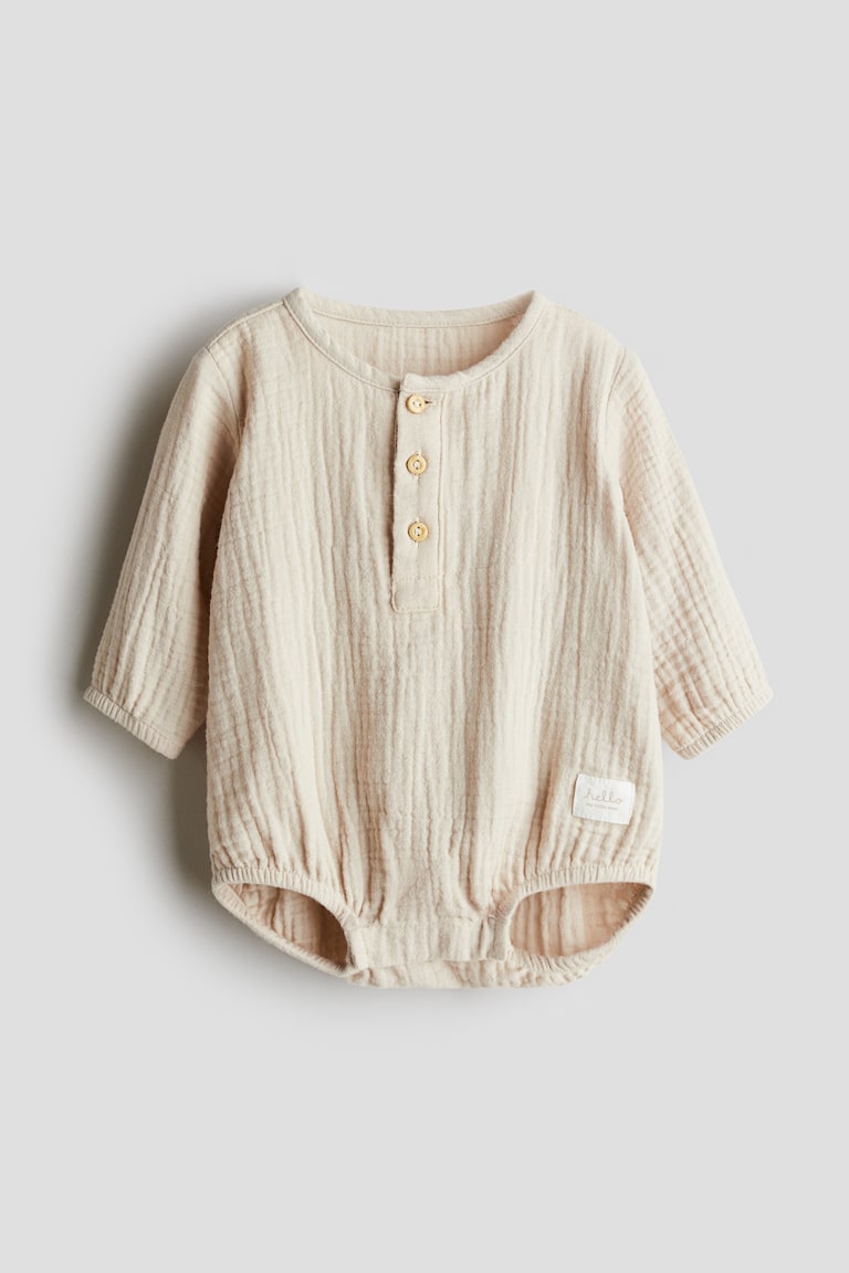 H&M Strampler aus Baumwollmusselin Riesige Rabatte