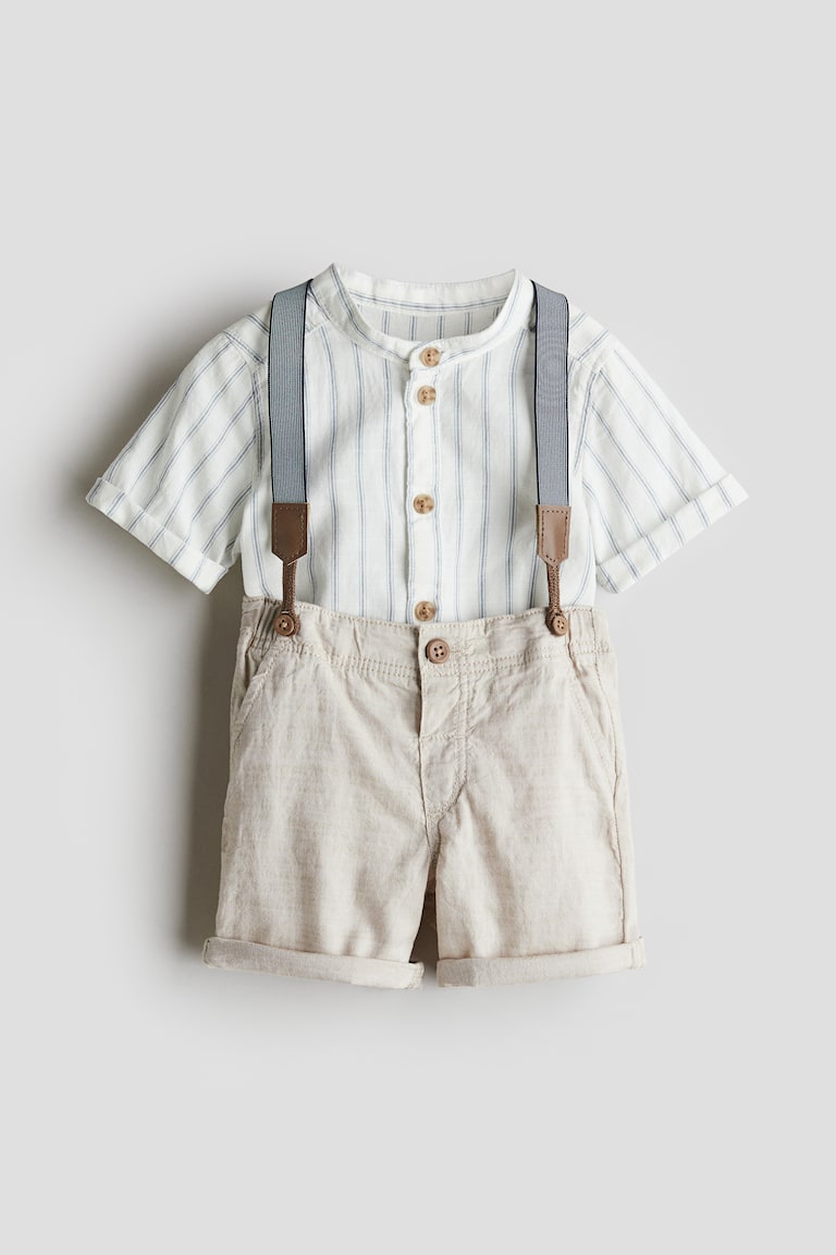 H&M 2-teiliges Set mit Hosenträgern 50% Rabatt für begrenzte Zeit