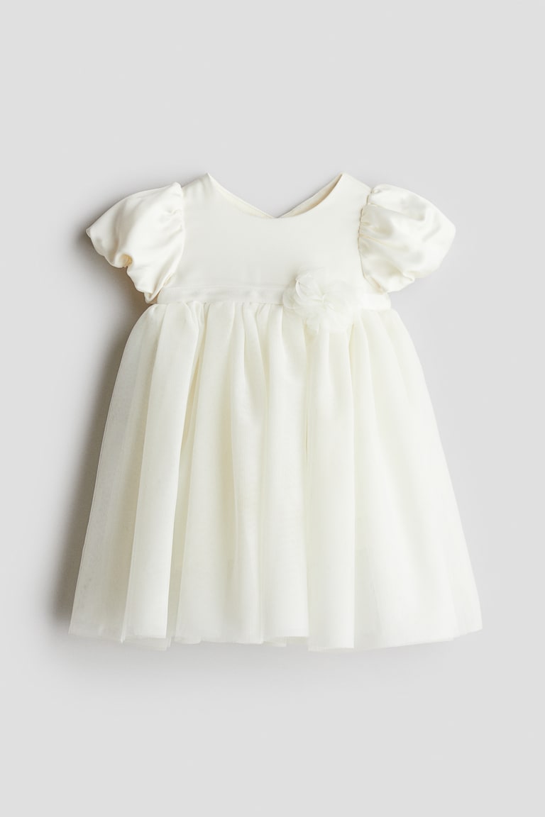 H&M Satinkleid mit Tüllrock Rabatte dieses Monats