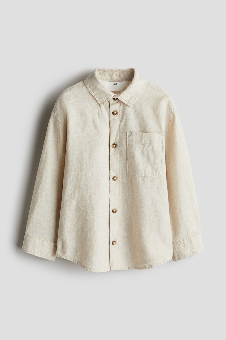 H&M Hemd aus Leinenmix Neueste Mode
