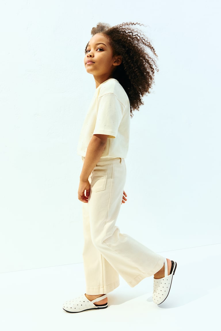 H&M Ausgestellte Twillhose Zeitlich begrenztes Angebot