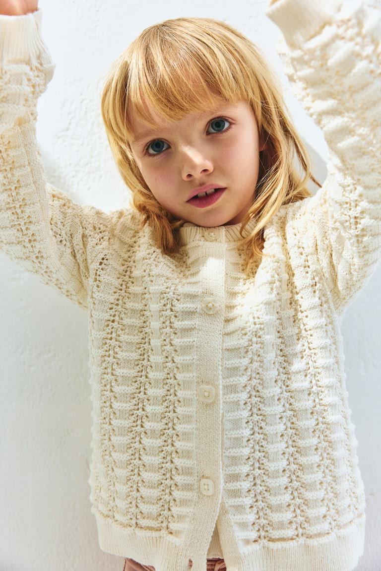 H&M Cardigan in Pointellestrick Sonderangebote