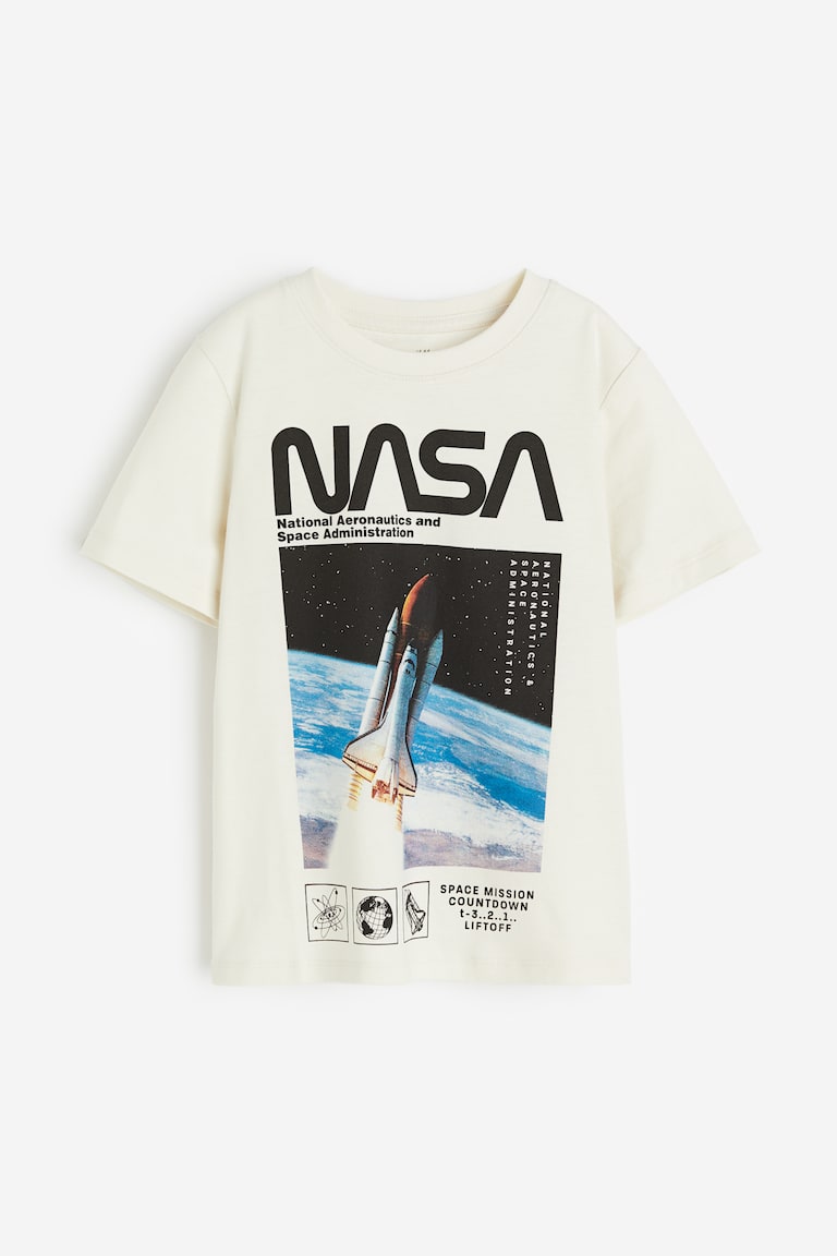 H&M T-Shirt mit Print Begrenzte Freigabe