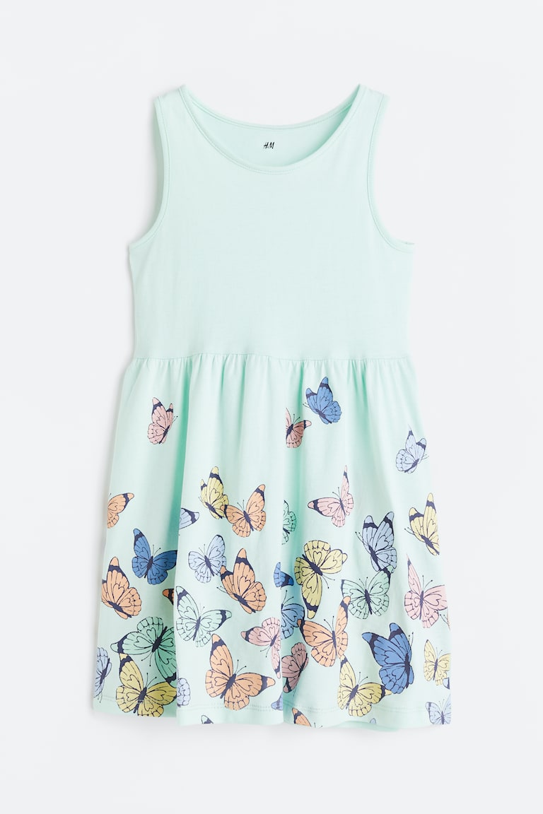 H&M Gemustertes Baumwollkleid Letzte 3 Tage