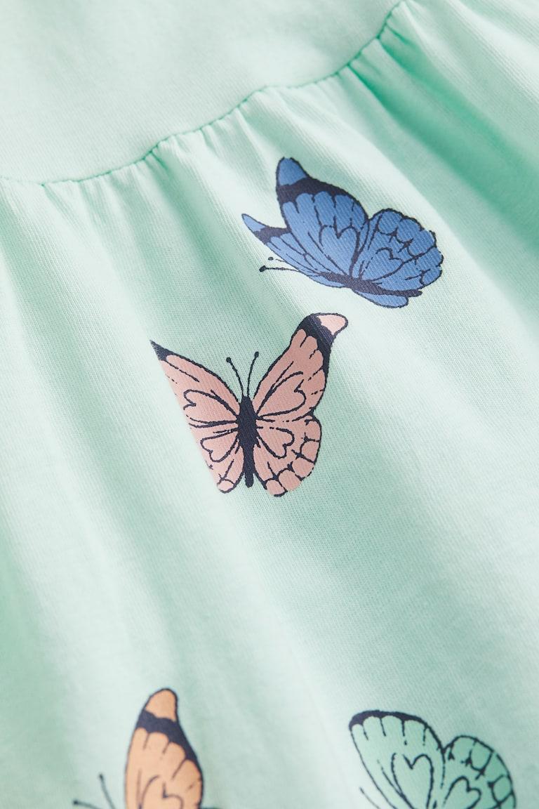H&M Gemustertes Baumwollkleid Letzte 3 Tage