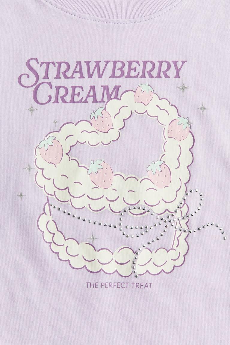 H&M T-Shirt mit Motiv Letzter Tag