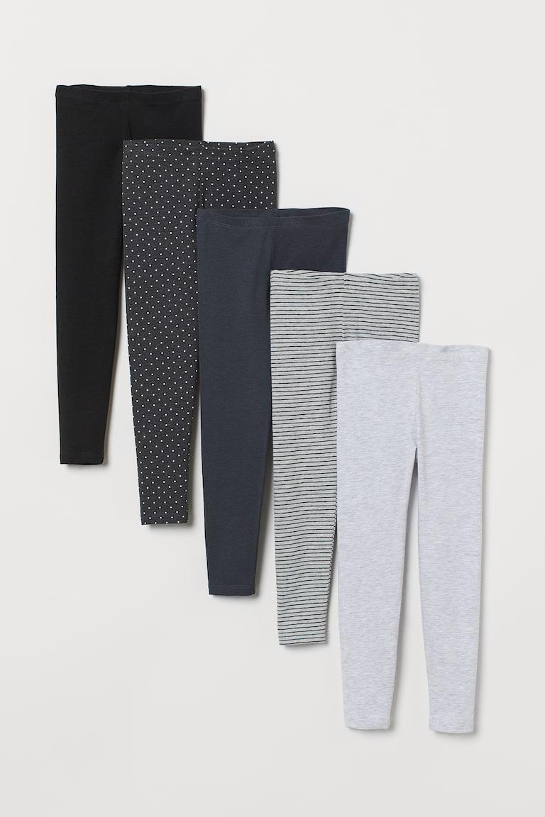 H&M 5er-Pack Jerseyleggings Kostenloser Versand international