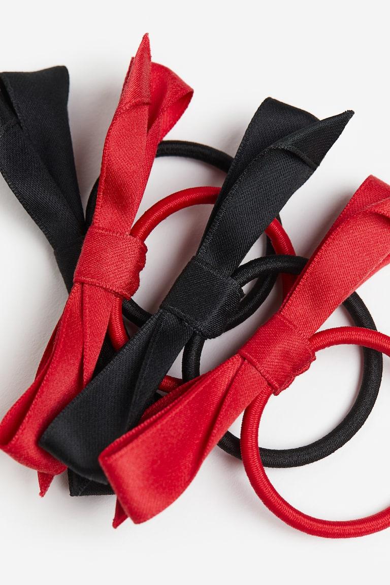 H&M 4er-Pack Haargummis mit Schleife Kostenloser Versand