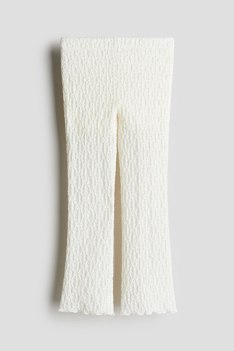 H&M Jerseyhose mit Struktur Rabatt