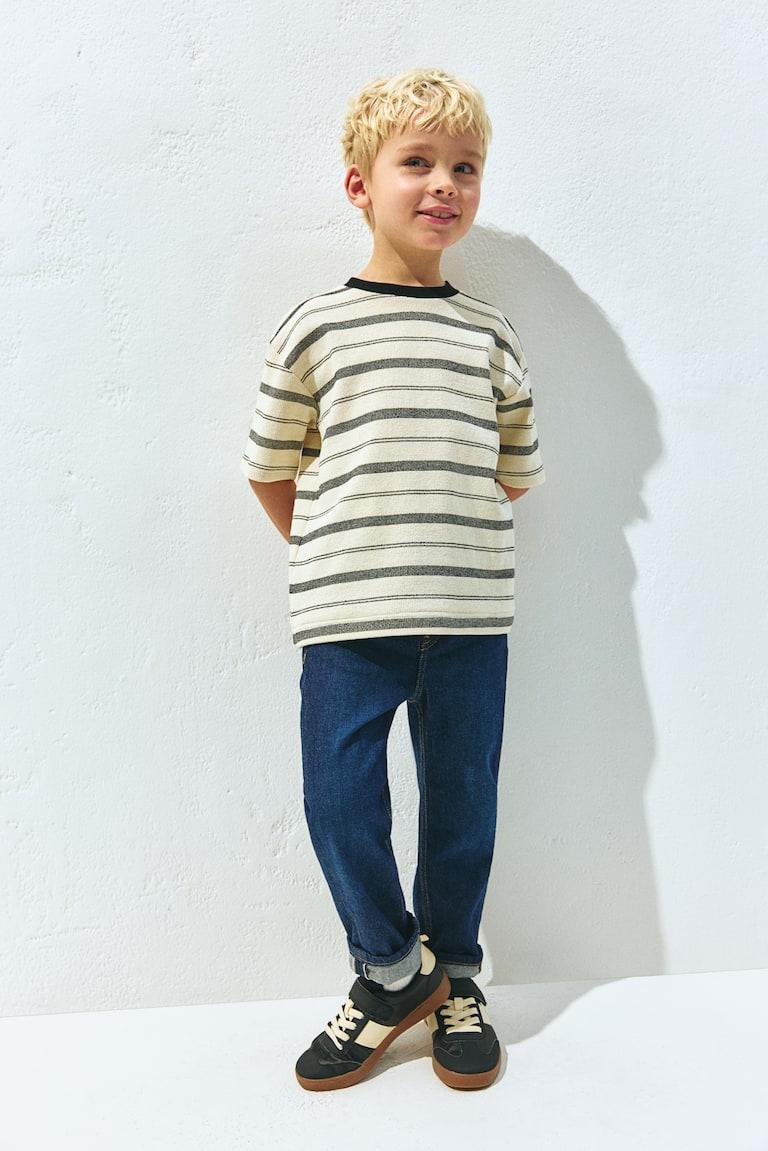 H&M Jacquard-T-Shirt in Loose Fit Bis zu 60% Rabatt
