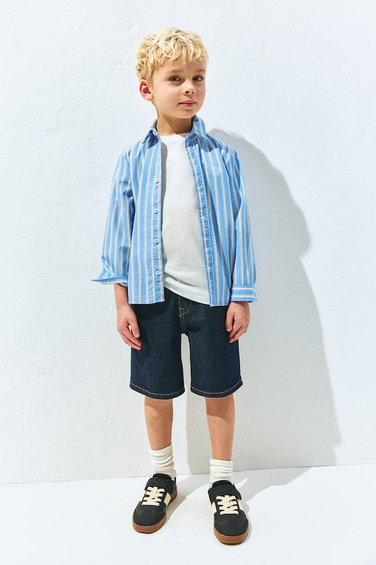 H&M Hemd aus Baumwollpopeline 50% Rabatt mit kostenlosem Versand