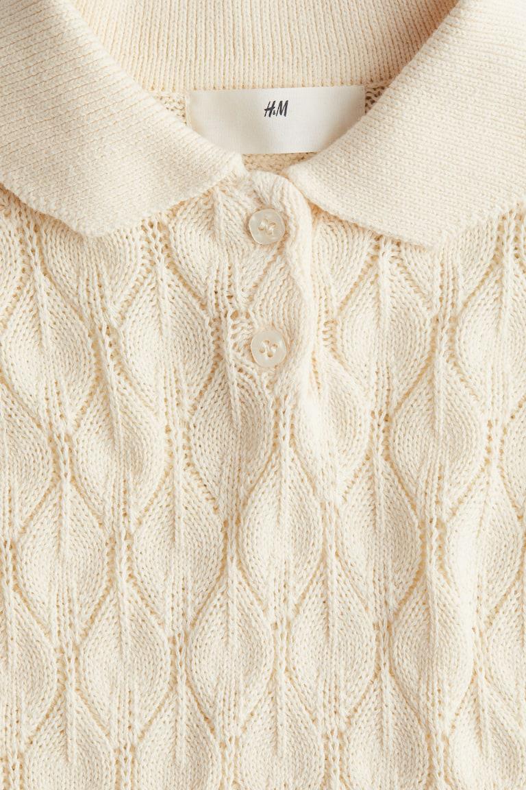 H&M Kleid in Pointellestrick Günstiger Verkauf