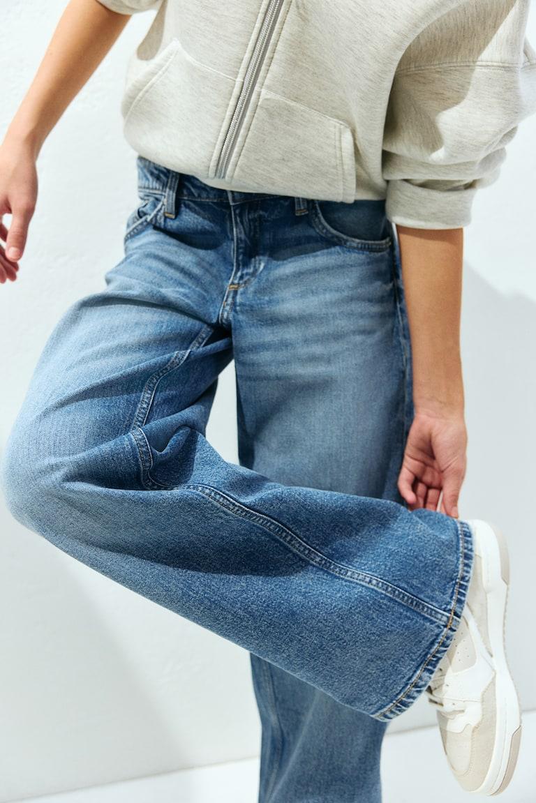 H&M Wide Leg Low Jeans Kostenloser Versand