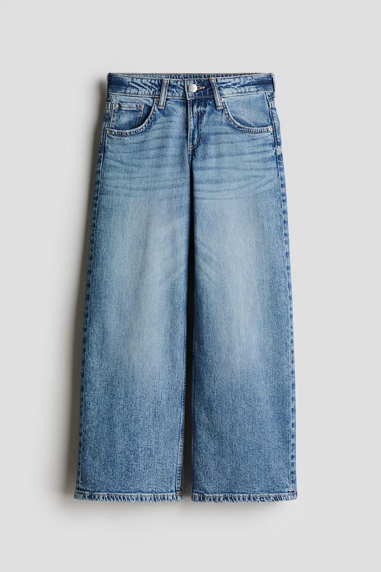 H&M Wide Leg Low Jeans Limitierter Zeitrabatt