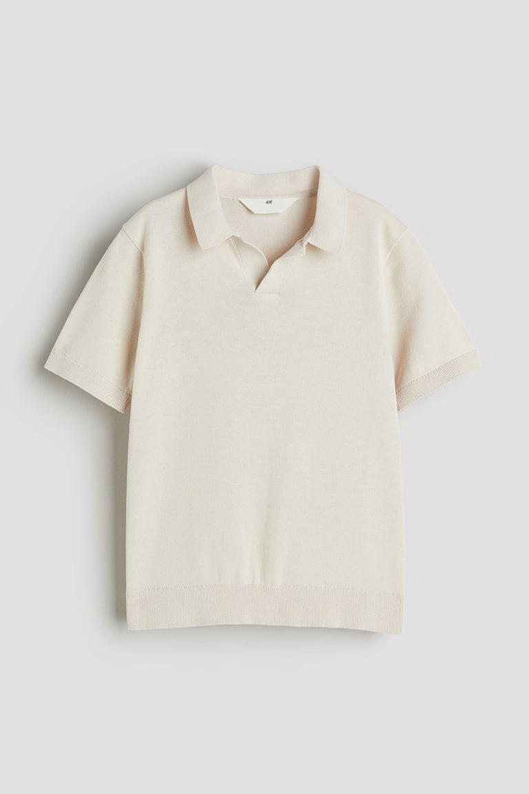 H&M Poloshirt aus Feinstrick Black Friday