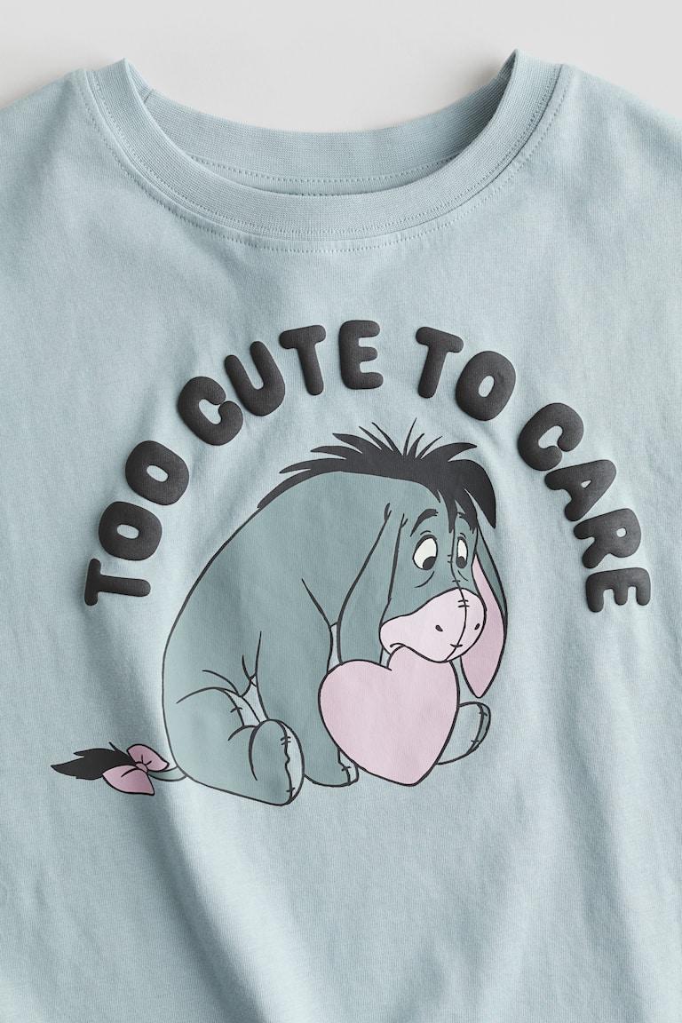 H&M Baumwoll-T-Shirt mit Print Zeitbegrenzte Promotion
