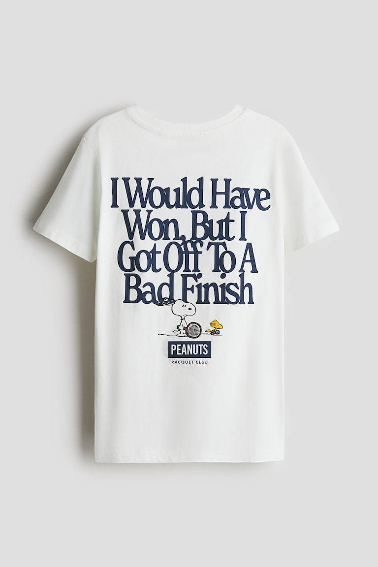 H&M T-Shirt mit Print Vierteljährliche Förderung