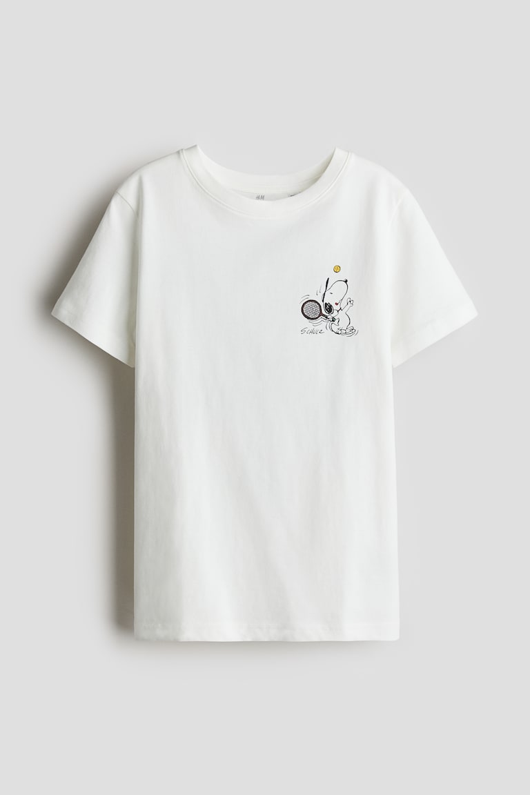 H&M T-Shirt mit Print Bis zu 55% Rabatt